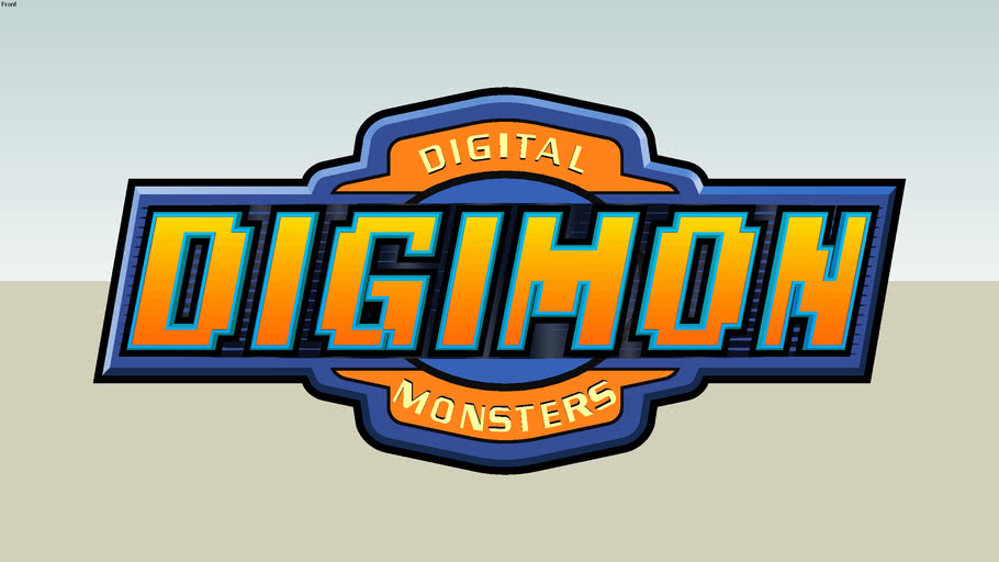 Digimon logo 1 | 3D Warehouse