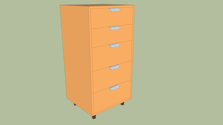 Small Dresser In George Nelson Style 3d Warehouse
