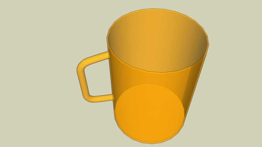 Translusent Yellow Mug