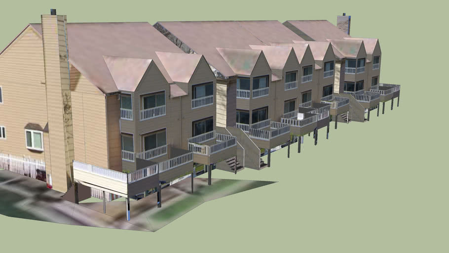 Townhouses on the Cambridge Waterfront 3D Warehouse