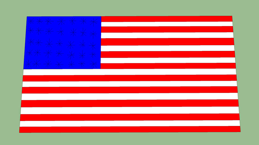 U.S.A flag | 3D Warehouse