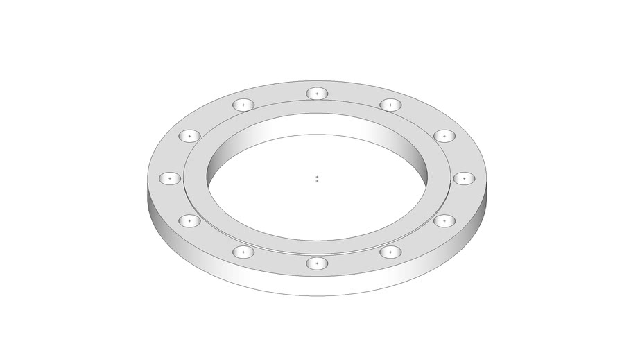 DYNAMIC PIPE FLANGE SET - PN16 - DN15 TO DN200 | 3D Warehouse