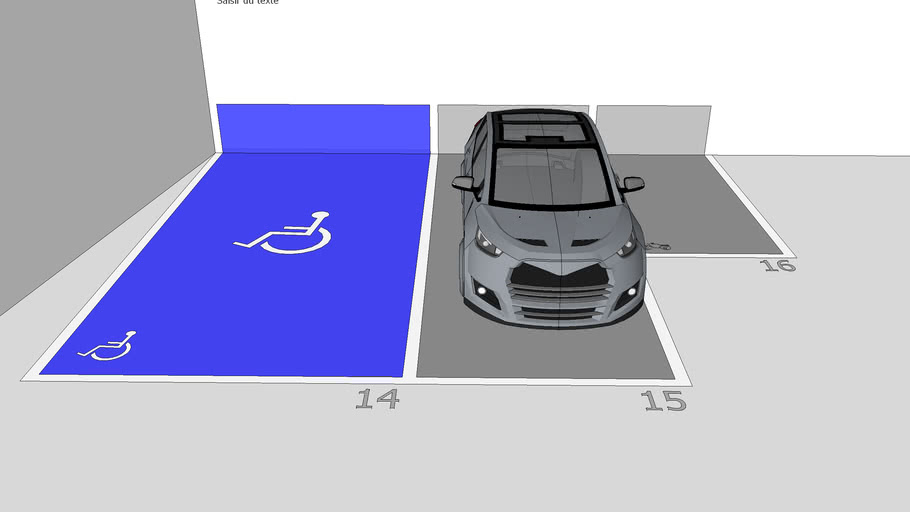 Détail parking | 3D Warehouse