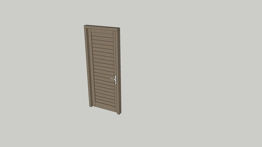 Pintu 90x210 - Kayu | 3D Warehouse