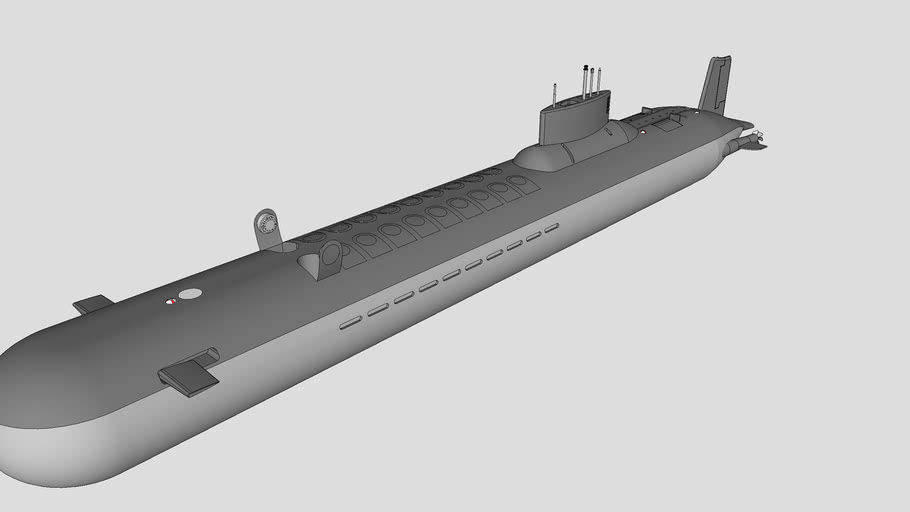 Kursk Russian submarine 3D Warehouse