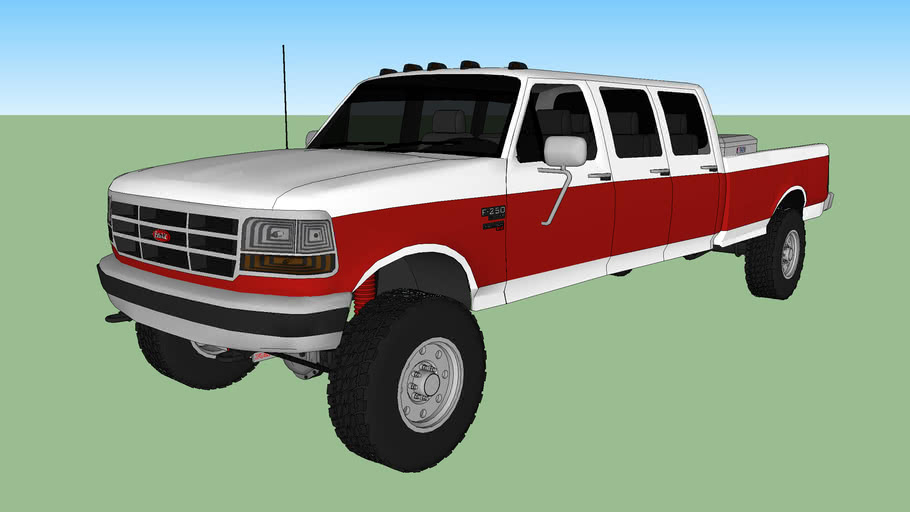 96 F350 6 Door Truck 3d Warehouse