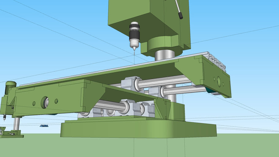 drill press xy coordinate table 3D Warehouse