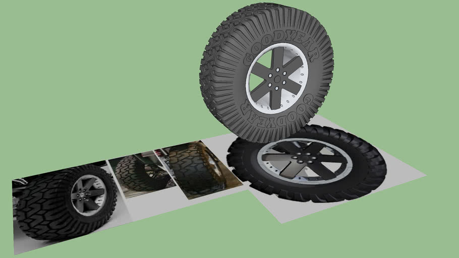 Improved Jeep Hurricane Wheel 3D Warehouse