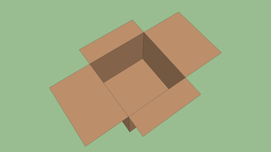 Open Cardboard box