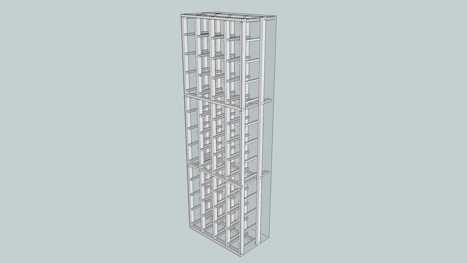 Kit Rack 750ml 48 X 16 3d Warehouse