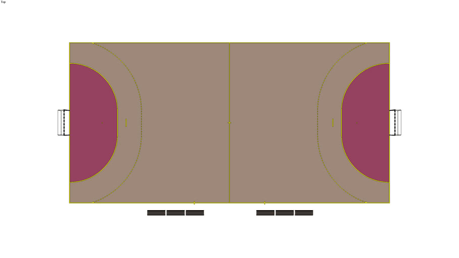 handball court 3D Warehouse