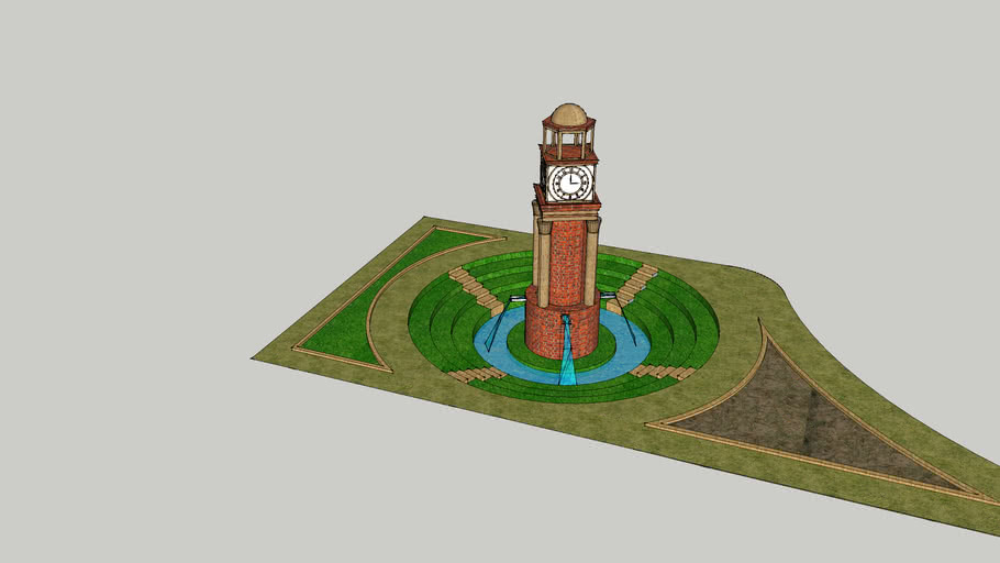 clock tower 3D Warehouse