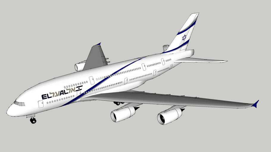 EL-AL Israel Airlines A380 (fake)