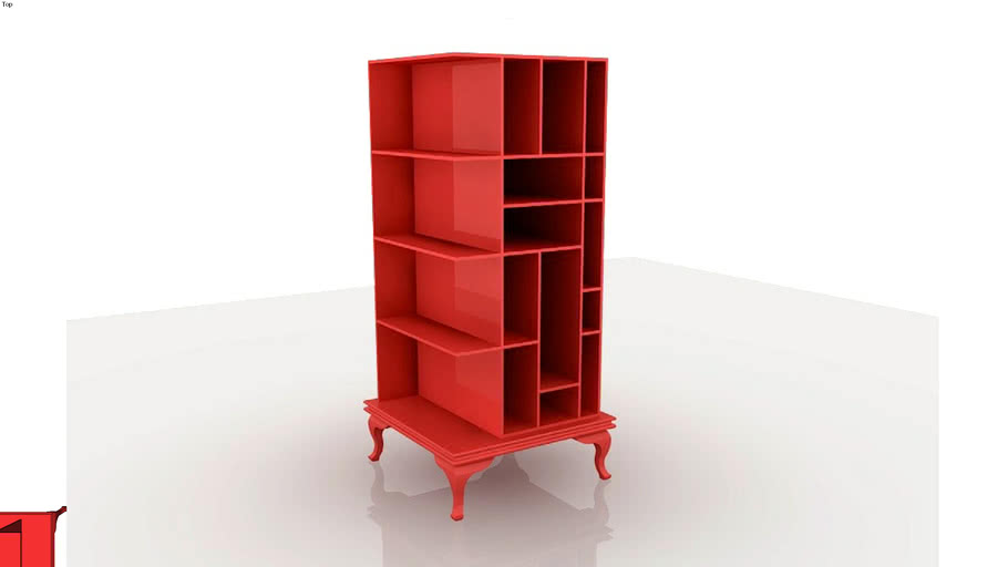 Designer book cupboard (Szafka na ksiazki)