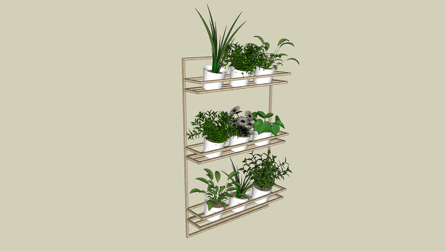 rack de plantas