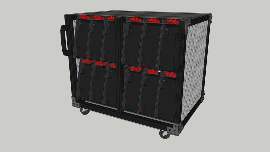 FRC HeavyDuty Battery Cart 3D Warehouse