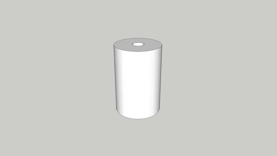 Cylinder with hole 3D Warehouse