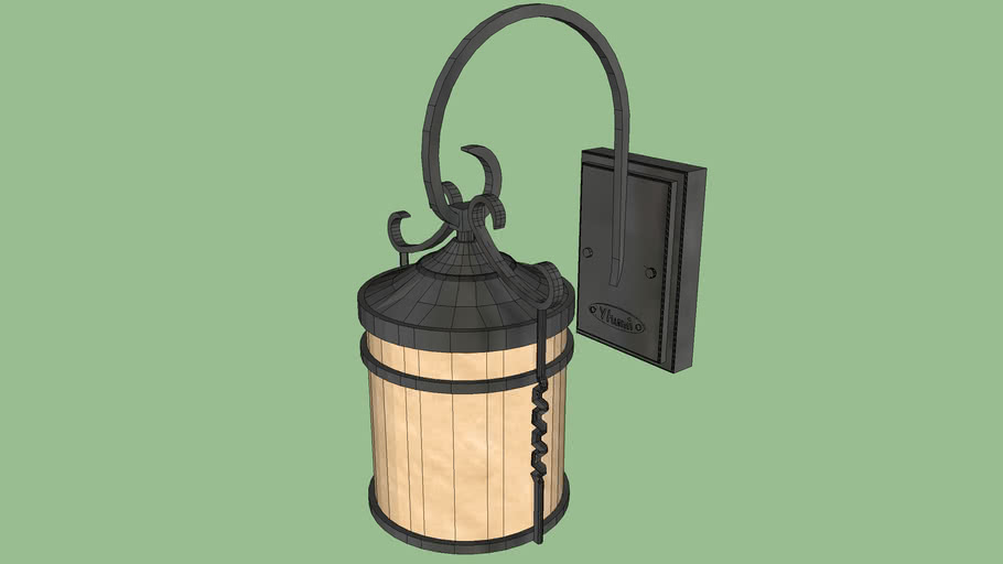 lampara+wall. 3D Warehouse