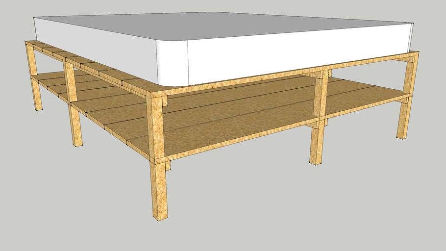 Crate Bed Frame 3d Warehouse, Crate Bed Frame