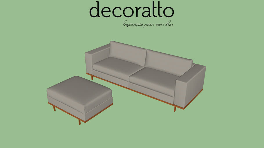 SOFÁ DECORATTO TORONTO 3D Warehouse