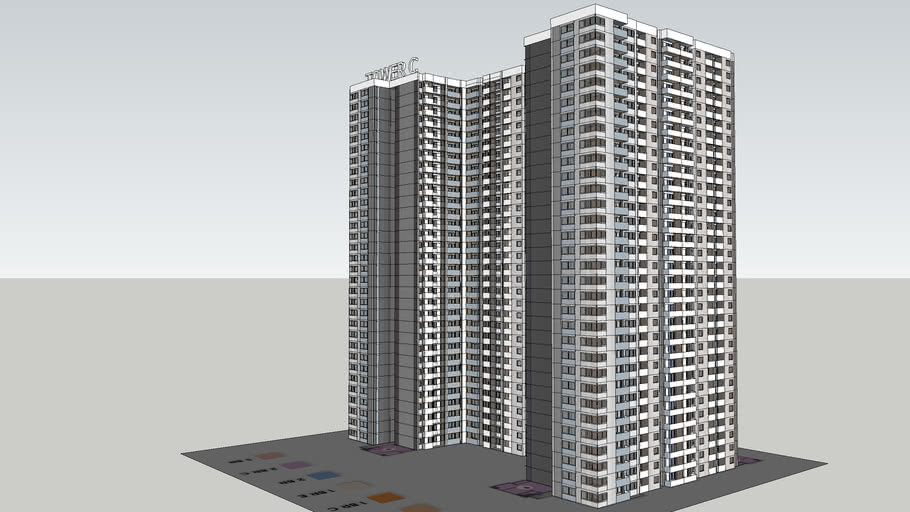 Gedung Apartemen 3d Warehouse