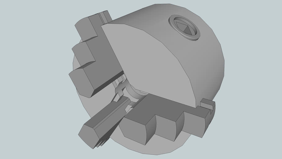 3-Jaw Chuck for Mini Lathe | 3D Warehouse