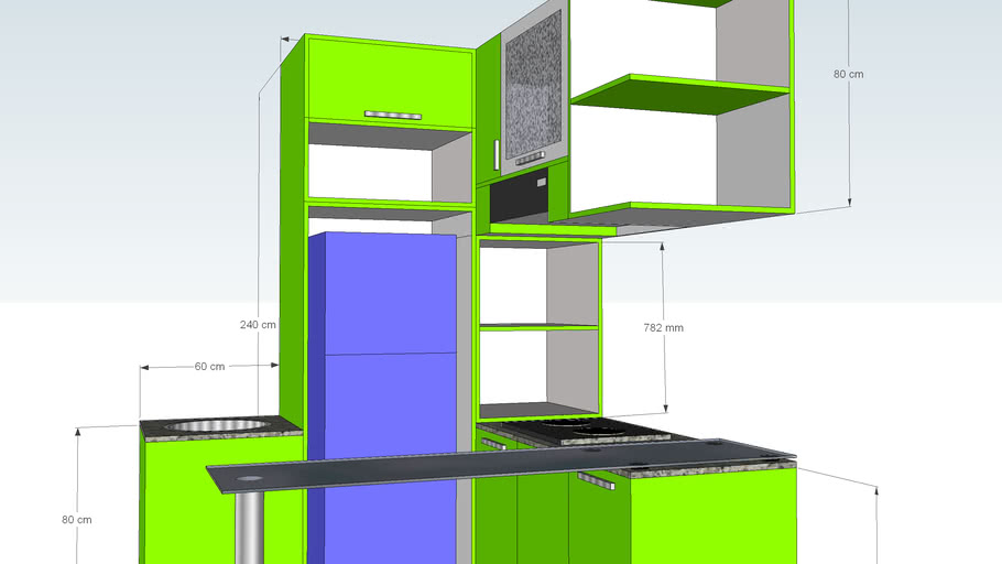 View Detail kitchen set minimalis finishing duco paints green suzuki ... Portfolio Daryl