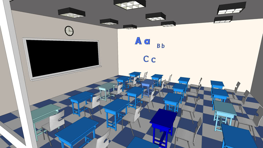 Classroom 3d Warehouse 9342