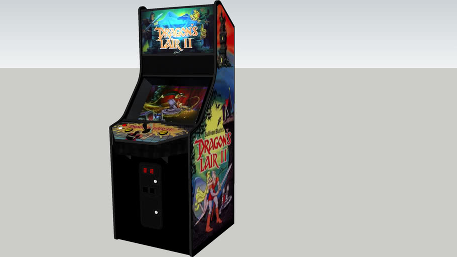 Dragons Lair Ii Arcade Game 3d Warehouse