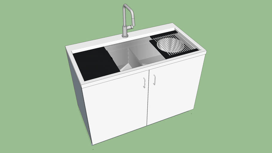 48 kitchen sink | 3D Warehouse