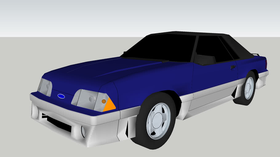 1987-93 Ford Mustang GT Convertible | 3D Warehouse