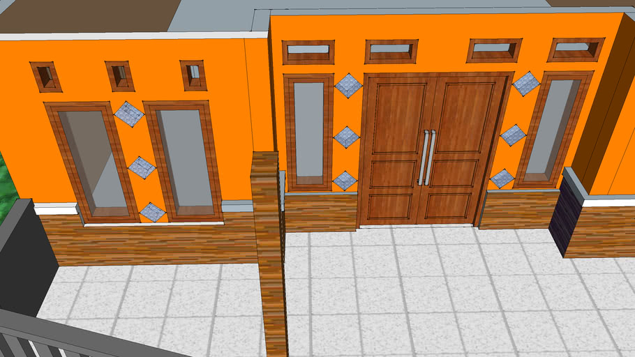  PAGAR  RUMAH MINIMALIS  3D Warehouse