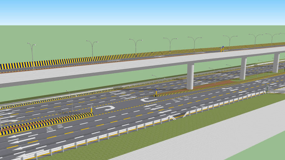 Another Typical Section of Expressway 3D Warehouse