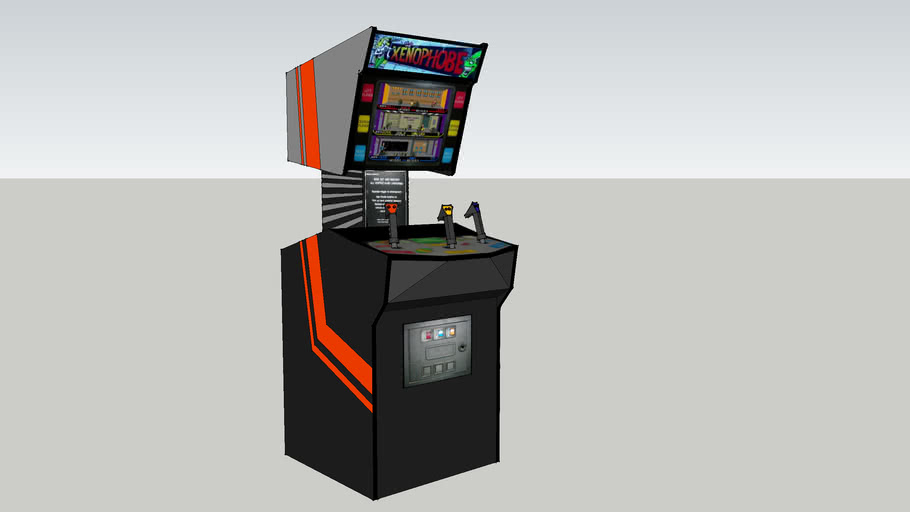 Xenophobe arcade game | 3D Warehouse