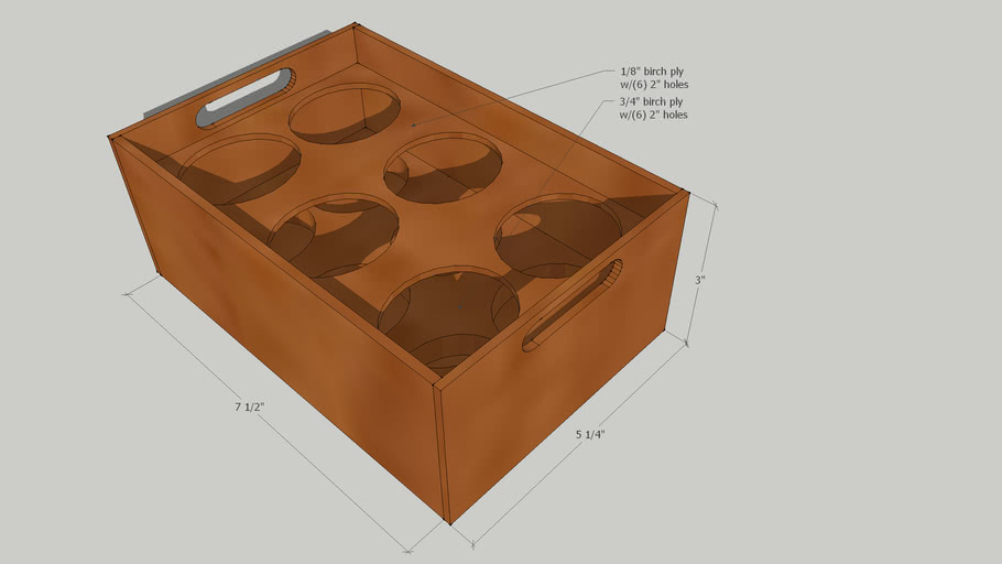 6 Pack Pepper Box | 3D Warehouse