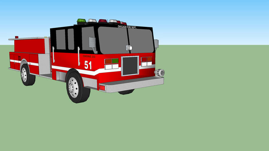 Engine 51 From Chicago Fire 3d Warehouse