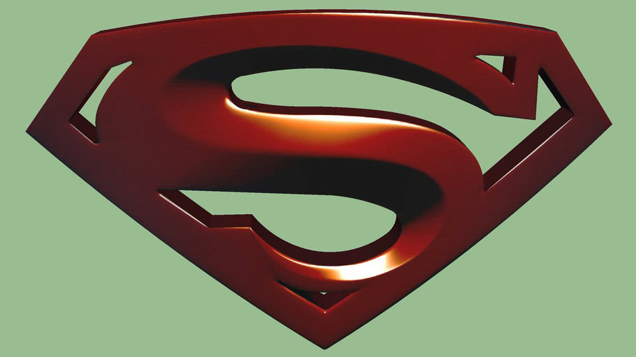 Superman Logo 3D Warehouse