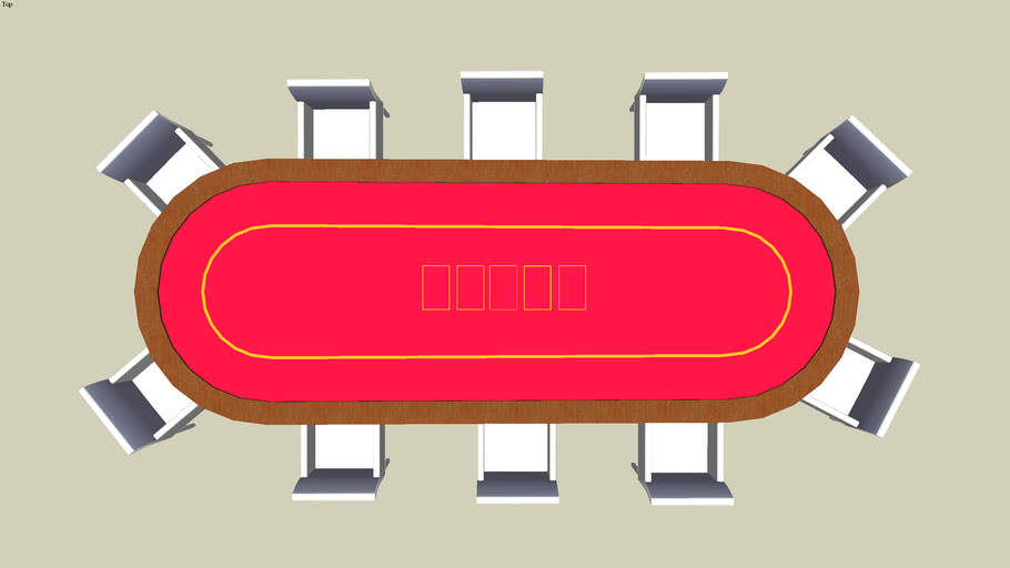 Poker table | 3D Warehouse
