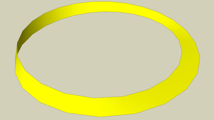 HOW TO MAKE Mobius BAND IN SKETCHUP?