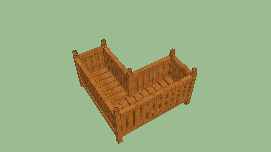 Corner Planter Box | 3D Warehouse