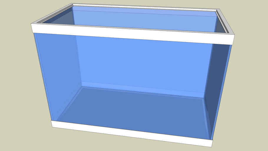 Standard 20 Gallon High Aquarium | 3D Warehouse