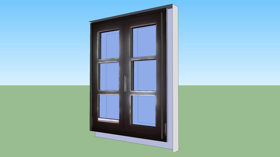 Fenster 120x100 Rustikal 3D Warehouse