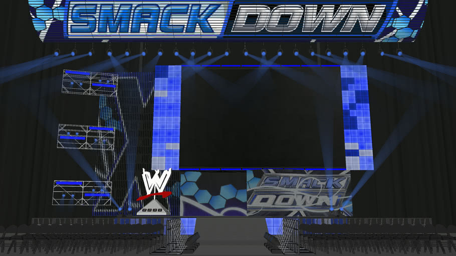 WWE SmackDown 10th Anniversary Stage | 3D Warehouse