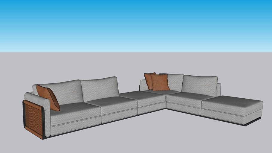 Natural Sofa 3d Warehouse 7572