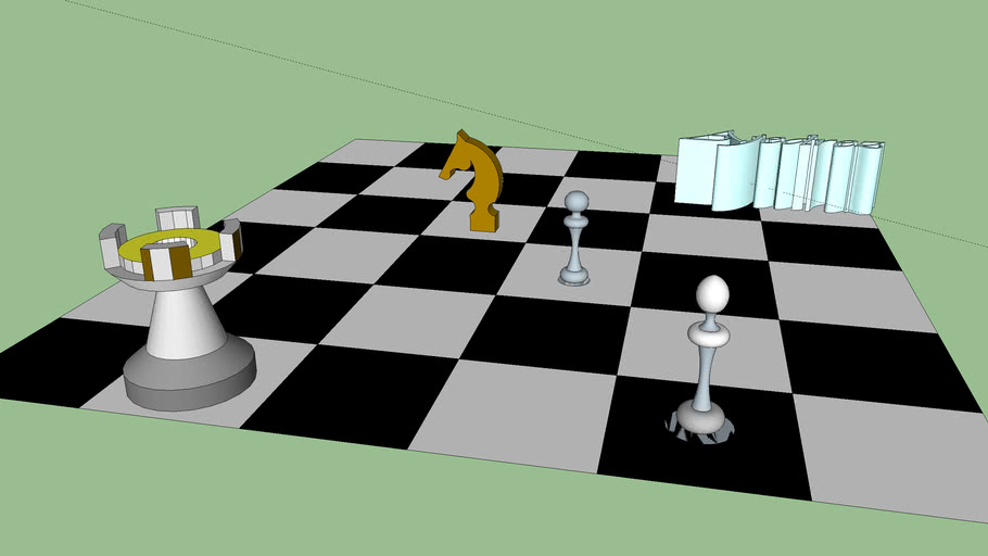 tabla de ajedrez 3D Warehouse