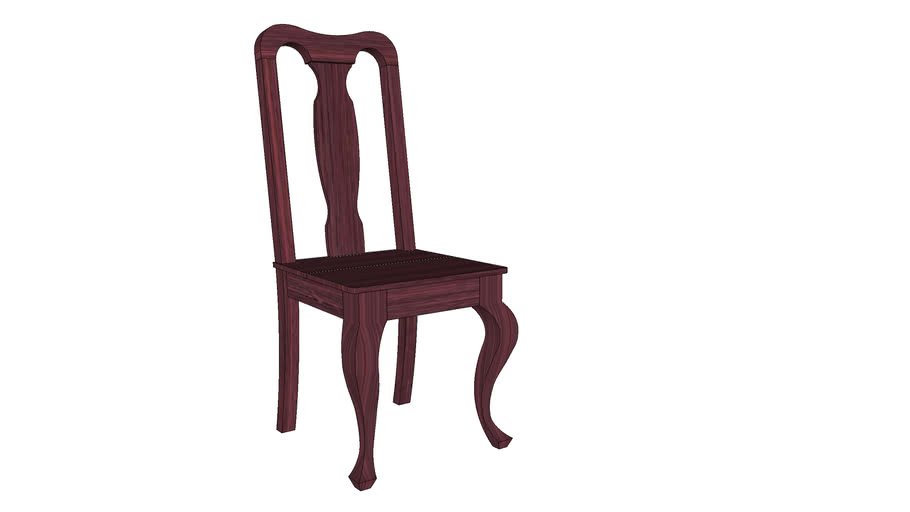 Wood Dining Chair 3D Warehouse