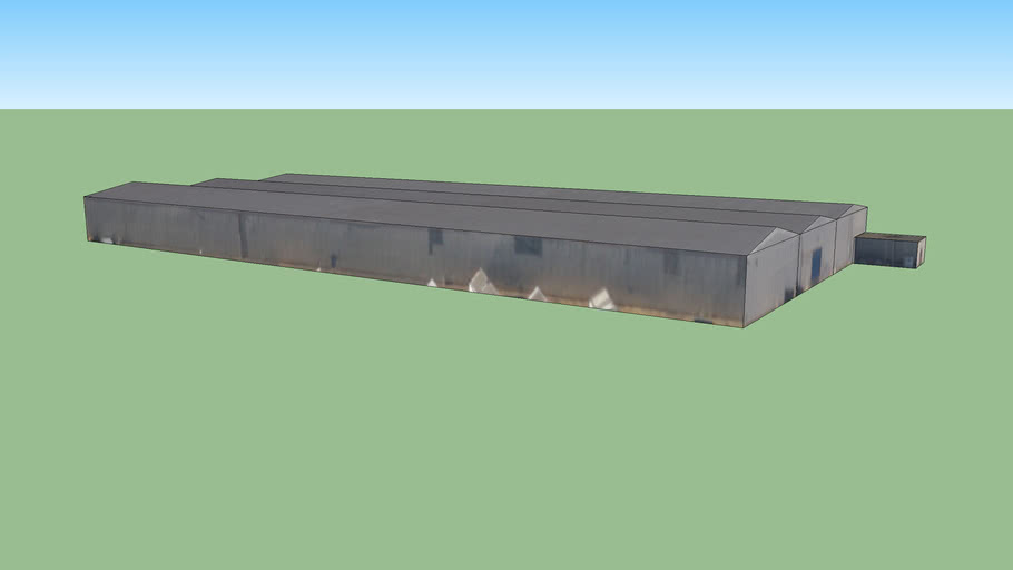 Campbell Soup/Silgan Container facility warehouse, Sacramento, CA 3D