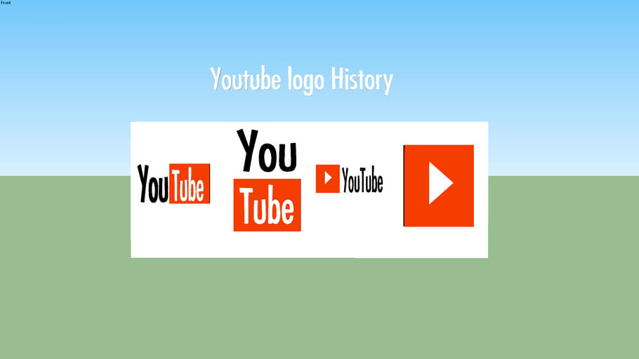 Youtube Logo History Remake 3D Warehouse