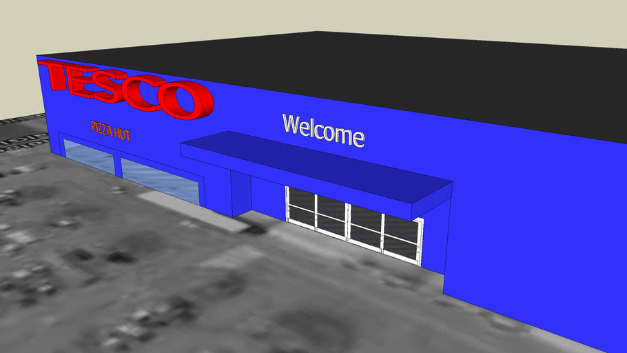 Hypermarket TESCO | 3D Warehouse