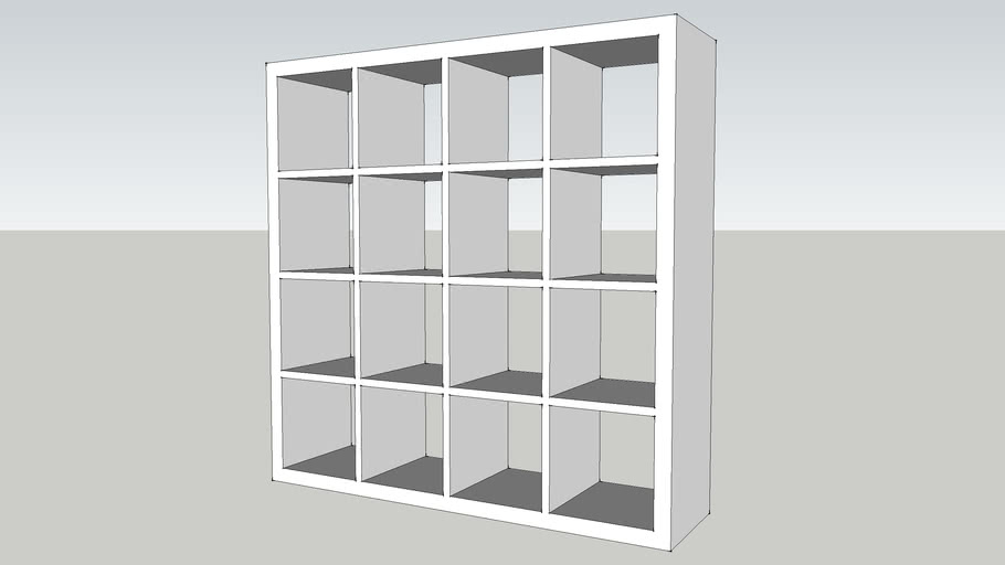 Expedit Bookcase 4x4 3d Warehouse